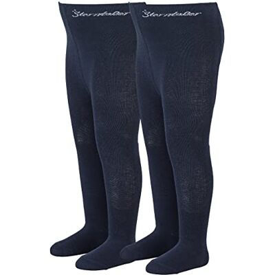 Sterntaler Strumpfhose Uni DP meias bebé meninas, Azul Marinho Sterntaler Strumpfhose Uni DP meias bebé meninas, Azul Marinho