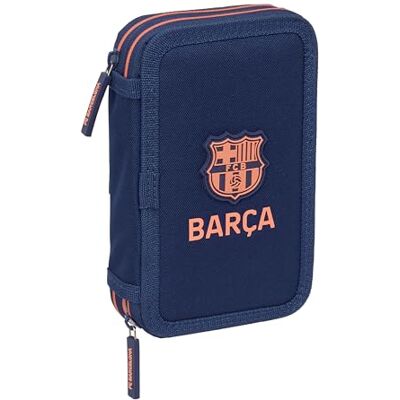 Safta F.C.BARCELONA 2.ª EQUIPAÇÃO, estojo escolar para crianças, estojo com cores, 29 úteis incluídos, ideal para crianças dos 5 aos 14 anos, confortável e versátil, qualidade e resistência, 12,5 x 4 x 19 Safta F.C.BARCELONA 2.ª EQUIPAÇÃO, estojo escolar para crianças, estojo com cores, 29 úteis incluídos, ideal para crianças dos 5 aos 14 anos, confortável e versátil, qualidade e resistência, 12,5 x 4 x 19