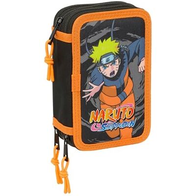 Safta NARUTO Estojo escolar com 37 úteis incluídos, estojo infantil, estojo infantil, ideal para crianças dos 5 aos 14 anos, confortável e versátil, qualidade e resistência, 12,5 x 5,5 x 19,5 cm Safta NARUTO Estojo escolar com 37 úteis incluídos, estojo infantil, estojo infantil, ideal para crianças dos 5 aos 14 anos, confortável e versátil, qualidade e resistência, 12,5 x 5,5 x 19,5 cm