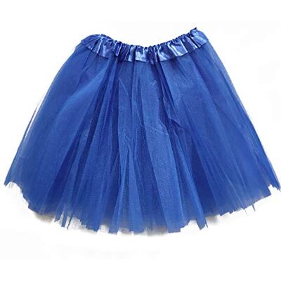 MUNDDY Tutu Elástico tule 3 camadas 30 cm de comprimento para menina bebé diferentes cores saia disfarce balé (Envio 48-72 h com seguimento de Madrid), Azul escuro, Tamanho único MUNDDY Tutu Elástico tule 3 camadas 30 cm de comprimento para menina bebé diferentes cores saia disfarce balé (Envio 48-72 h com seguimento de Madrid), Azul escuro, Tamanho único