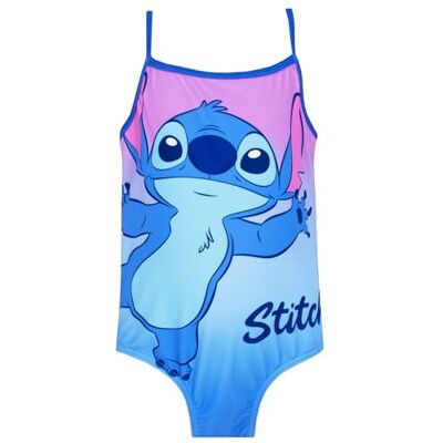 Disney Fato de banho lilás e Stitch Stitch roupa de banho para menina, verão, fato de banho para menina, fato de banho para piscina, azul 7-8 anos Disney Fato de banho lilás e Stitch Stitch roupa de banho para menina, verão, fato de banho para menina, fato de banho para piscina, azul 7-8 anos