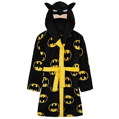 DC Comics Roupão de Menino Casa de Batman Merchandising 4-14 Anos, Preto, 9-10 anos DC Comics Roupão de Menino Casa de Batman Merchandising 4-14 Anos, Preto, 9-10 anos