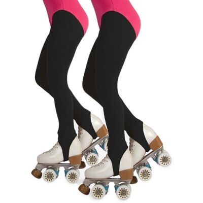 CALZITALY Collants com Estribo para Menina, Patinagem Artística, Patinação Profissional, Natural, Preto, Caramelo, 70 Den, 6, 8, 10, 12 Anos, Malharia Italiana, 2 x preto CALZITALY Collants com Estribo para Menina, Patinagem Artística, Patinação Profissional, Natural, Preto, Caramelo, 70 Den, 6, 8, 10, 12 Anos, Malharia Italiana, 2 x preto