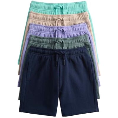 Marks & Spencer Conjunto de 5 calções de algodão (2-8 Anos) para crianças Marks & Spencer Conjunto de 5 calções de algodão (2-8 Anos) para crianças