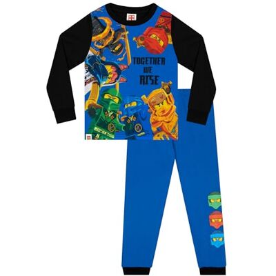 Lego Ninjago Kai Pijama infantil Ninjago pijama inverno criança pijamas de crianças, multicolorido Lego Ninjago Kai Pijama infantil Ninjago pijama inverno criança pijamas de crianças, multicolorido