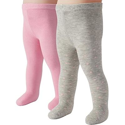 CALZITALY PACK 2 pares meias bebé, cuecas bebé e recém-nascido, meias de algodão, bolinhas, cinzento, rosa, azul, 3-24 meses, 200 DEN, Made in Italy, Rosa + cinzento com bolinhas rosa CALZITALY PACK 2 pares meias bebé, cuecas bebé e recém-nascido, meias de algodão, bolinhas, cinzento, rosa, azul, 3-24 meses, 200 DEN, Made in Italy, Rosa + cinzento com bolinhas rosa
