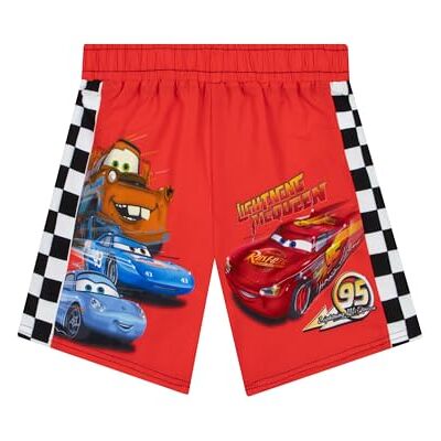 Disney Fato de banho para rapaz, Natação Crianças Relâmpago McQueen, Fato de banho Natação Rapaz Carros, Vermelho, 3-4 anos Disney Fato de banho para rapaz, Natação Crianças Relâmpago McQueen, Fato de banho Natação Rapaz Carros, Vermelho, 3-4 anos