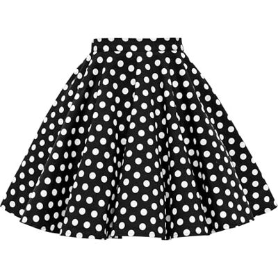 BlackButterfly Meninas Vintage Rockabilly Estilo Dos Anos 50 Saia À Boca-de-sino BlackButterfly Meninas Vintage Rockabilly Estilo Dos Anos 50 Saia À Boca-de-sino