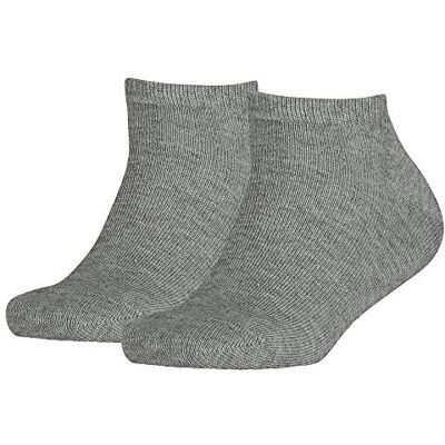 Tommy Hilfiger Adaptive Sneaker meias para homem (pacote de 6), Cinzento Middle Grey Melange Tommy Hilfiger Adaptive Sneaker meias para homem (pacote de 6), Cinzento Middle Grey Melange