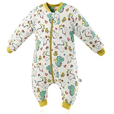 SONARIN Saco de dormir para bebés, com mangas removíveis, 3,5 Tog, de algodão orgânico, diferentes tamanhos, para meninos e meninas de 6 meses a 6 anos SONARIN Saco de dormir para bebés, com mangas removíveis, 3,5 Tog, de algodão orgânico, diferentes tamanhos, para meninos e meninas de 6 meses a 6 anos