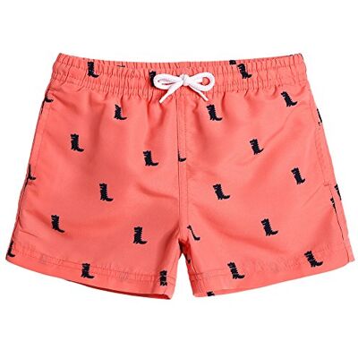 maamgic Calção de banho para criança, roupa de banho para criança, secagem rápida, interior de malha, short de natação estampado, Rosa 2, 4 anos maamgic Calção de banho para criança, roupa de banho para criança, secagem rápida, interior de malha, short de natação estampado, Rosa 2, 4 anos