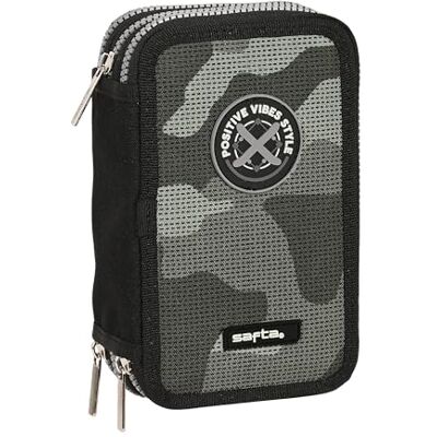 Safta Estojo escolar com 36 úteis incluídos, estojo infantil, estojo infantil, ideal para crianças dos 5 aos 14 anos, confortável e versátil, qualidade e resistência, 12,5 x 5,5 x 19,5 cm, cor Safta Estojo escolar com 36 úteis incluídos, estojo infantil, estojo infantil, ideal para crianças dos 5 aos 14 anos, confortável e versátil, qualidade e resistência, 12,5 x 5,5 x 19,5 cm, cor