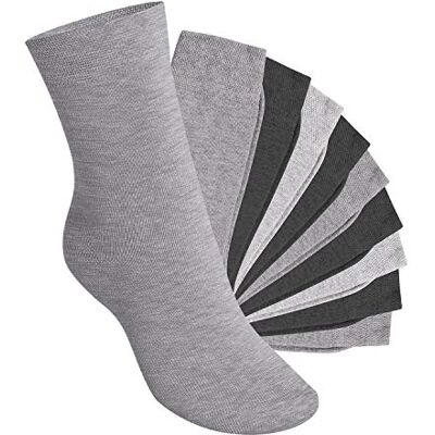 Footstar EVERYDAY! KIDS Meias de algodão meias para crianças Classic Grey 35-38 Footstar EVERYDAY! KIDS Meias de algodão meias para crianças Classic Grey 35-38