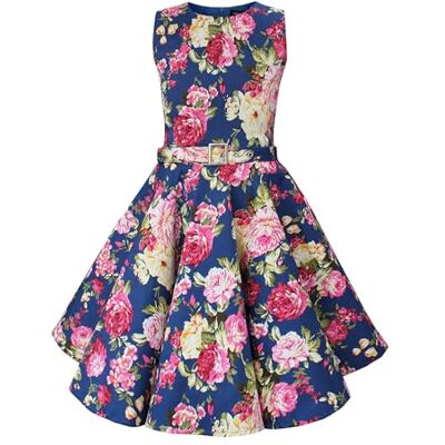 BlackButterfly – Vestido infantil vintage anos 50 "Audrey" Divindade BlackButterfly – Vestido infantil vintage anos 50 "Audrey" Divindade