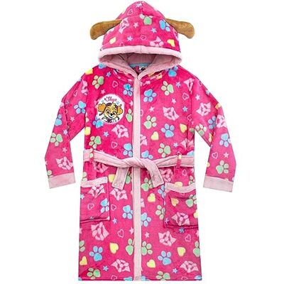 Paw Patrol Roupão Patrulha Pata Skye Roupão de Menina Roupão Menina, ROSA, 4-5 anos Paw Patrol Roupão Patrulha Pata Skye Roupão de Menina Roupão Menina, ROSA, 4-5 anos