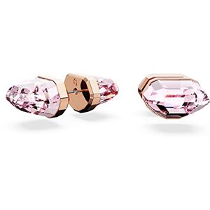 Swarovski Brincos de botão Lucent, rosa, tom de banho dourado rosa Swarovski Brincos de botão Lucent, rosa, tom de banho dourado rosa