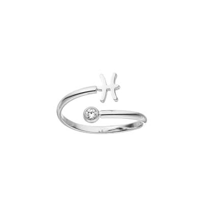Purelei ® Anel do signo do zodíaco – Anel de mulher resistente à água de aço inoxidável durável: anéis ajustáveis de tamanho 50 a 60 – Joias modernas para o seu visual individual, Gema Purelei ® Anel do signo do zodíaco – Anel de mulher resistente à água de aço inoxidável durável: anéis ajustáveis de tamanho 50 a 60 – Joias modernas para o seu visual individual, Gema