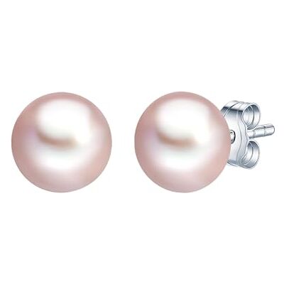Valero Pearls Brincos para mulher prata de lei 925 pérolas de água doce de cultivo Valero Pearls Brincos para mulher prata de lei 925 pérolas de água doce de cultivo