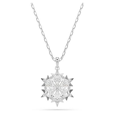 Swarovski Magic Evolution Coleção, floco de neve, banhado a ródio, Tamanho único, Cristal, Cristal Swarovski Magic Evolution Coleção, floco de neve, banhado a ródio, Tamanho único, Cristal, Cristal
