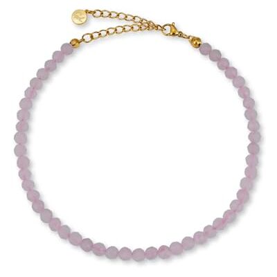 GD GOOD.designs EST. 2015 Tornozeleiras femininas com pérolas de jade de 4 mm impermeável tornozeleira de pedra natural colorida com fecho ajustável em ouro de 18 quilates, 22-27 cm GD GOOD.designs EST. 2015 Tornozeleiras femininas com pérolas de jade de 4 mm impermeável tornozeleira de pedra natural colorida com fecho ajustável em ouro de 18 quilates, 22-27 cm