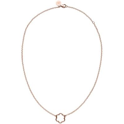 Purelei ® Bloom Colar com pingente de flor para mulher, aço inoxidável, impermeável, comprimento ajustável de 40 a 45 cm Purelei ® Bloom Colar com pingente de flor para mulher, aço inoxidável, impermeável, comprimento ajustável de 40 a 45 cm