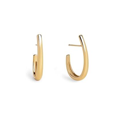SINGULARU Brincos de Argola Aby. Latão com Acabamento em Banho em Ouro 18Kt ou Ródio. Fecho de Pressão. Joias para Mulher, Latão, Sem pedra preciosa SINGULARU Brincos de Argola Aby. Latão com Acabamento em Banho em Ouro 18Kt ou Ródio. Fecho de Pressão. Joias para Mulher, Latão, Sem pedra preciosa