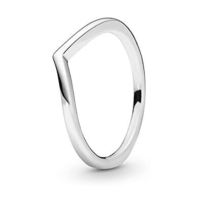 PANDORA Timeless Anel de prata de lei polida para mulher, Aço inoxidável, Sem pedras preciosas PANDORA Timeless Anel de prata de lei polida para mulher, Aço inoxidável, Sem pedras preciosas