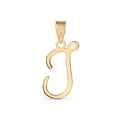 Amberta Colar com Pingente Inicial em Ouro 9K para Mulher e Homem Letras de Ouro Sem Corrente Amberta Colar com Pingente Inicial em Ouro 9K para Mulher e Homem Letras de Ouro Sem Corrente