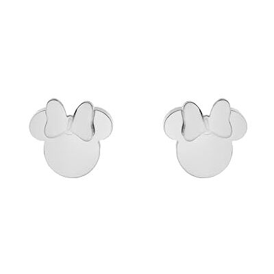 Disney Minnie Brincos para menina de aço inoxidável, tamanho único, jóias Disney Minnie Brincos para menina de aço inoxidável, tamanho único, jóias
