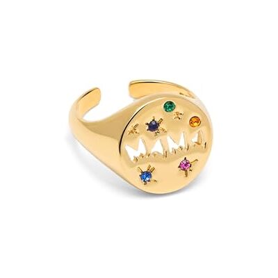 SINGULARU Anel mulher ajustável mãe casa de banho ouro SINGULARU Anel mulher ajustável mãe casa de banho ouro