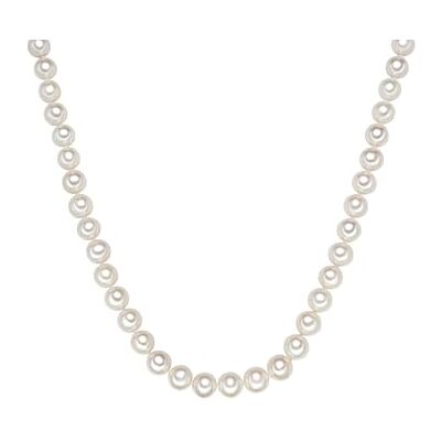 Valero Pearls , Colar de Pérolas para Mulher, Prata de Lei 925, Pérola, Sem Pedra Preciosa Valero Pearls , Colar de Pérolas para Mulher, Prata de Lei 925, Pérola, Sem Pedra Preciosa