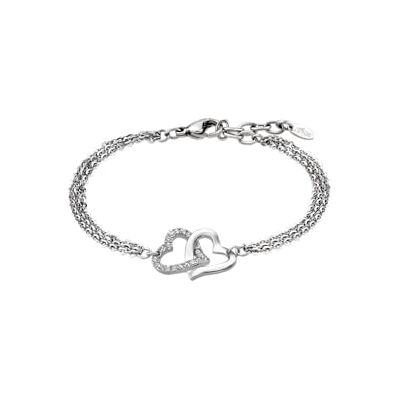 Lotus LS1912 – 2/1: pulseira de aço e óxido de zircónio para mulher, corações, multicolorido, Casual Lotus LS1912 – 2/1: pulseira de aço e óxido de zircónio para mulher, corações, multicolorido, Casual