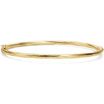 MIORE Pulseira Mulher de Prata de Lei 925 Banhada a Ouro de 18K 750, Pulseira de Prata Brilhante com Tubos Redondos, Bracelete Feito à Mão na Itália, Entregue com Joias Douradas e Estojo, Prata MIORE Pulseira Mulher de Prata de Lei 925 Banhada a Ouro de 18K 750, Pulseira de Prata Brilhante com Tubos Redondos, Bracelete Feito à Mão na Itália, Entregue com Joias Douradas e Estojo, Prata