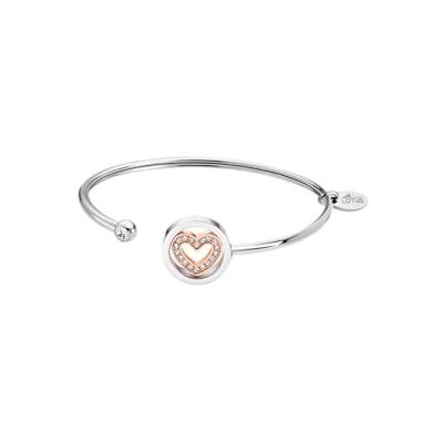 Lotus Pulseira de Aço Inoxidável Feminina Coração Bracelete Sofisticada com Polimento e Acabamento Refinado 6,6 cm Ideal para Presente de Aniversário Aniversário Ocasiões Lotus Pulseira de Aço Inoxidável Feminina Coração Bracelete Sofisticada com Polimento e Acabamento Refinado 6,6 cm Ideal para Presente de Aniversário Aniversário Ocasiões