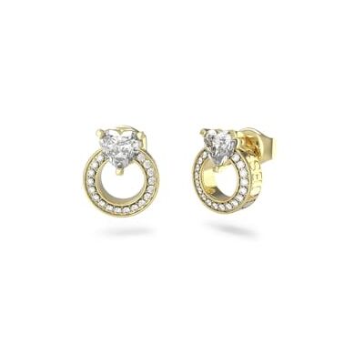 GUESS Brincos mulher Earrings M'ama Non M'ama de aço dourado GUESS Brincos mulher Earrings M'ama Non M'ama de aço dourado