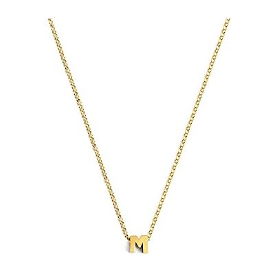 SINGULARU Colar mulher personalizado Single Letter prata casa de banho ouro SINGULARU Colar mulher personalizado Single Letter prata casa de banho ouro