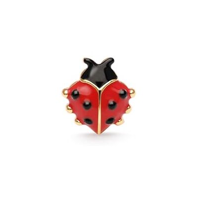 SINGULARU Brinco solto mulher joaninha prata casa de banho ouro Prata de lei com casa de banho de ouro de 18 kt elegância diária com detalhes de enamel. SINGULARU Brinco solto mulher joaninha prata casa de banho ouro Prata de lei com casa de banho de ouro de 18 kt elegância diária com detalhes de enamel.
