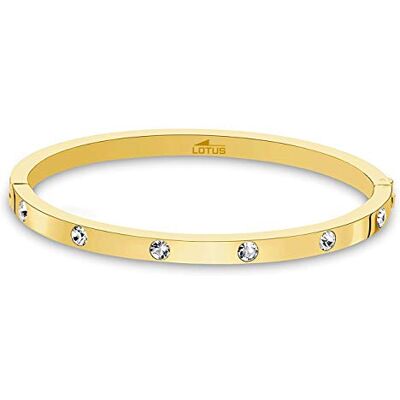 Lotus Pulseira de Aço Inoxidável para Mulher LS1846-2/2 Bracelete Sofisticado com Polido e Acabamento Refinado Pulseira Dourada 6,1 cm Presente de Aniversário Ocasiões Especiais Lotus Pulseira de Aço Inoxidável para Mulher LS1846-2/2 Bracelete Sofisticado com Polido e Acabamento Refinado Pulseira Dourada 6,1 cm Presente de Aniversário Ocasiões Especiais