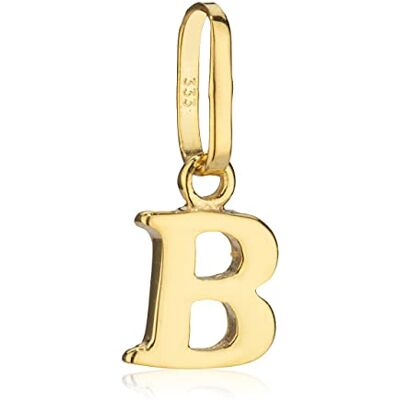 NKlaus pendente pequena letra B 333 ouro amarelo 8 quilates 5 x 5 mm amuleto alfabeto crianças , Ouro amarelo NKlaus pendente pequena letra B 333 ouro amarelo 8 quilates 5 x 5 mm amuleto alfabeto crianças , Ouro amarelo
