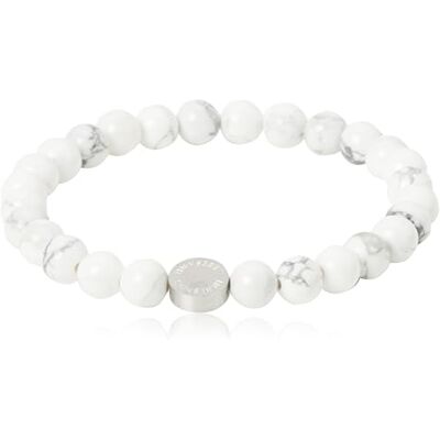 Liebeskind Berlin Amor menino Berlin mulher de aço inoxidável mate pulseira 17 cm, Tamanho único, Aço inoxidável, Howlita Liebeskind Berlin Amor menino Berlin mulher de aço inoxidável mate pulseira 17 cm, Tamanho único, Aço inoxidável, Howlita
