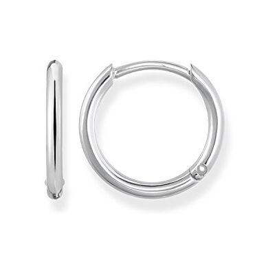 Thomas Sabo Brincos aros pequenos prata de lei 925 , prateado Thomas Sabo Brincos aros pequenos prata de lei 925 , prateado