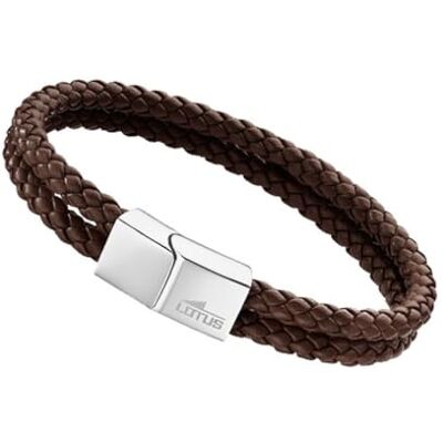 Lotus Pulseira homem couro bracelete de design sofisticado, resistente e confortável pulseiras homem castanho 208,00 mm presente de aniversário, dia do pai Lotus Pulseira homem couro bracelete de design sofisticado, resistente e confortável pulseiras homem castanho 208,00 mm presente de aniversário, dia do pai