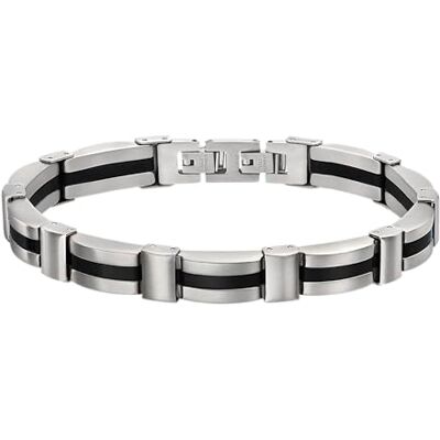 Lotus Pulseira homem aço inoxidável 316L pulseira de design sofisticado, confortável e resistente à água pulseiras homem preto 215,00 mm presente de aniversário, dia do pai Lotus Pulseira homem aço inoxidável 316L pulseira de design sofisticado, confortável e resistente à água pulseiras homem preto 215,00 mm presente de aniversário, dia do pai