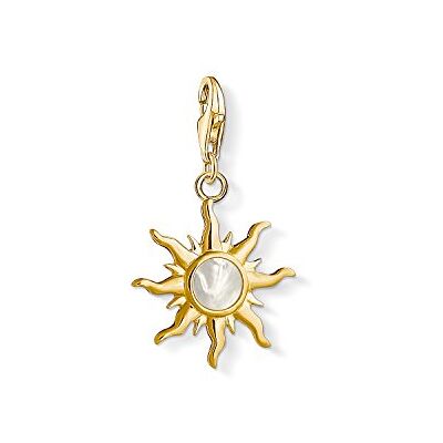 Thomas Sabo Pingente inspirado em símbolos celestes, TAMANHO ÚNICO, 750 Amarelo banhado a ouro, 925 prata esterlina, Madrepérola Thomas Sabo Pingente inspirado em símbolos celestes, TAMANHO ÚNICO, 750 Amarelo banhado a ouro, 925 prata esterlina, Madrepérola