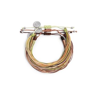 SINGULARU Pulseira mulher pack 3 pulseiras Forest Rainbow aço SINGULARU Pulseira mulher pack 3 pulseiras Forest Rainbow aço