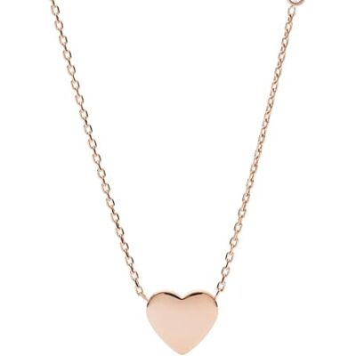 Fossil Colar para mulher vintage Iconic, comprimento total: 45,7 cm + 5,1 cm extensão corrente colar de aço inoxidável dourado, JF03080710, Aço inoxidável, Sem Pedra Preciosa Fossil Colar para mulher vintage Iconic, comprimento total: 45,7 cm + 5,1 cm extensão corrente colar de aço inoxidável dourado, JF03080710, Aço inoxidável, Sem Pedra Preciosa