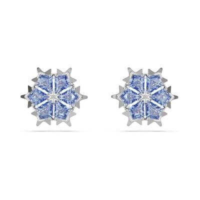 Swarovski Magic Evolution Coleção de brincos botão, floco de neve, banhado a ródio, Tamanho único, Zircônia cúbica Swarovski Magic Evolution Coleção de brincos botão, floco de neve, banhado a ródio, Tamanho único, Zircônia cúbica
