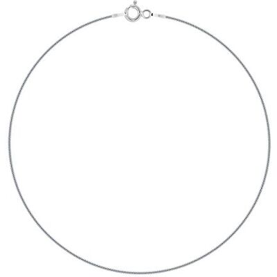 Planetys Tornozeleira de prata de lei 925 odiada corrente de malha serpente 1 mm de largura 23-24-25 cm de comprimento, Tamanho único, Prata esterlina Planetys Tornozeleira de prata de lei 925 odiada corrente de malha serpente 1 mm de largura 23-24-25 cm de comprimento, Tamanho único, Prata esterlina