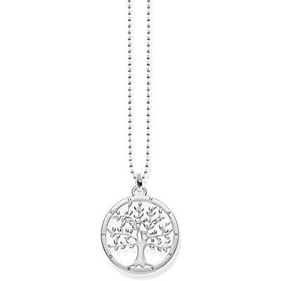 Thomas Sabo Colar de árvore do amor, Prata esterlina, Sem pedra Thomas Sabo Colar de árvore do amor, Prata esterlina, Sem pedra