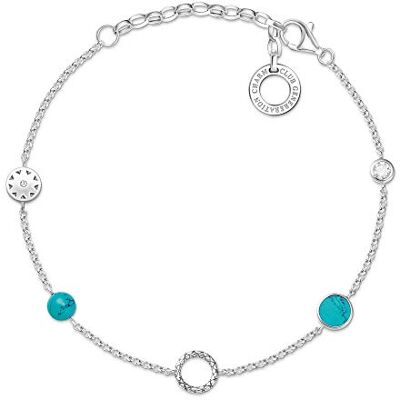 Thomas Sabo Pulseira de prata para mulher, Pedra, Sem Pedra Preciosa Thomas Sabo Pulseira de prata para mulher, Pedra, Sem Pedra Preciosa